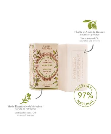 Buy Panier des Sens Verbena Soap Bar - Made in France - 2 x 150g | International Shipping Available - Buy Online on GoSupps.com