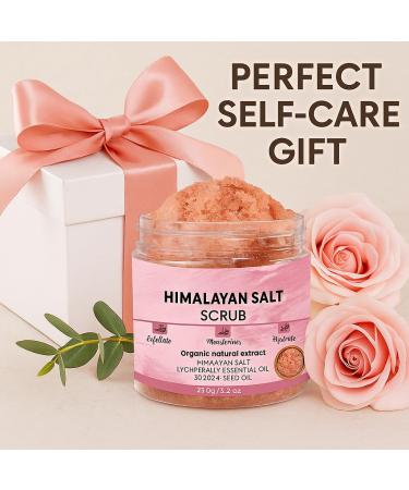 Hydrating Himalayan Salt Body & Facial Scrub Deep-Cleansing Exfoliator That Moisturizes & Softens Skin Gentle Natural Grains for Clear Smooth Skin (All Skin Types) 8 oz - Buy Online on GoSupps.com
