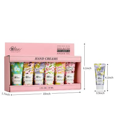 Body & Earth #Love 6-TLG Hand Cream Gift Set | Best Moisturizer for Very Dry Hands | 6 Flower Scents | Perfect Birthday & Girlfriend Gifts - Buy Online on GoSupps.com