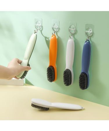 Blue Laundry Stain Brush - Dual-Sided Scrub Brush for Easy Stain Removal | Silicone Soft Bristles for Clothes & Underwear - Buy Online on GoSupps.com