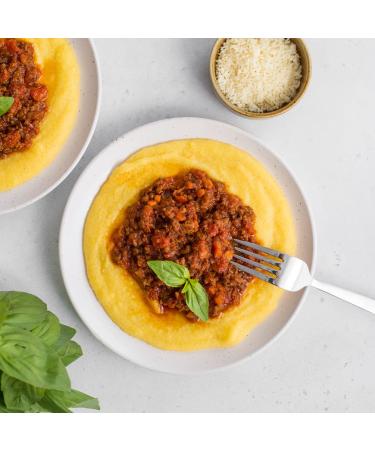 Delallo Instant Polenta 2 Pack with Authentic Recipe Card | Purchase Positivity | Cook Grits in One Minute | Made in Italy - Buy Online on GoSupps.com