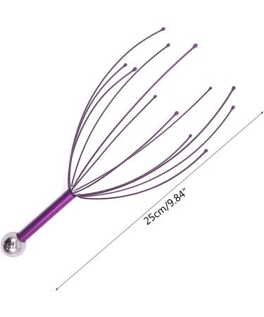 Portable Head Massager - Handheld Scalp Scratch Tool for Relaxation & Stress Relief - Blue - Buy Online on GoSupps.com