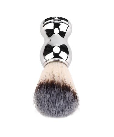 Handmade Shaving Brush with Silver Handle - Premium Anggrek Razor Brush for Salons & Home Use - Buy Online on GoSupps.com