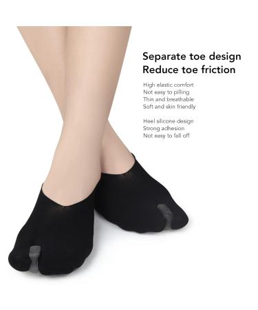 Ymiko Bunion Corrector Socks for Women - Soft, Elastic & Breathable Toe Separator Socks for Bunions - Black - Buy Online on GoSupps.com