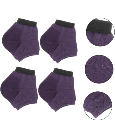 minkissy 5 Pairs Moisturizing Socks Moisture Gel Socks Breathable Socks Foot Moisturising Socks Foot Lotion Socks Feet Moisturizer Socks Ankle Socks Purple Silicone Anti-Crack Protector - Buy Online on GoSupps.com