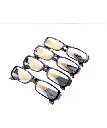 Spring Hinge UV Protection Anti Blue Rays Scratch Resistant Lens Computer Glasses Readers(Yellow film ) Type3 - Buy Online on GoSupps.com