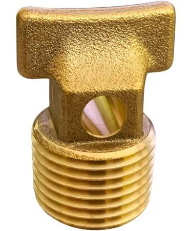 SEASAIL 1/2 NPT Thread Solid Brass Boat Garboard Drain Plug for Hulls - Brass Drain Plug - Buy Online on GoSupps.com