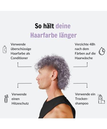 Buy Hermans Amazing Direct Silver Hair Color - Semi-Permanent Tint & Conditioner - 115ml Sylvia | Perfect for Stunning Silver Hair - Buy Online on GoSupps.com