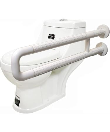 Toilet Safety Armrest Grab Bar Bathroom Grab Bars Barrier-Free Stainless Steel + Abs Bathroom Safety Non-Slip U-Shaped Grab Bars - Buy Online on GoSupps.com