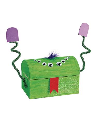 Colorations DIY Papier-Mache Treasure Chests - Set of 12 - Buy Online on GoSupps.com