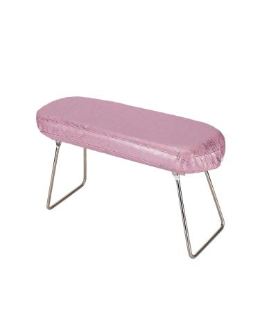 Tovmekdjn Foldable Hand Pillow Arm Rest Cushion Support Hand Holder Soft Washable PU Leather Pillow for Nail Lamp Manicure Tools