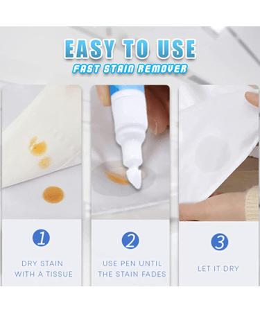 5Pcs Portable Clothes Decontamination Pen Emergency Decontamination Cleaning Stick Stain Remover Clothes Erase Scouring Pen Instant Stain Removal Stick - Buy Online on GoSupps.com
