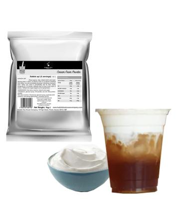 Bubble Tea Cream Foam Powder 1kg Pack Tea Coffee & Dessert Drinks Whipping Tea Cream Powder Caffeine Free & Cream Powder