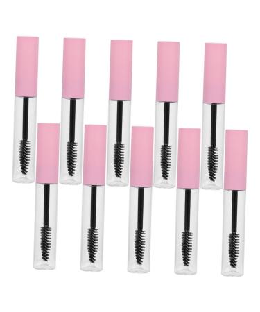 TOVINANNA 45 Pcs Mascara Empty Tube Clear Mascara Eyelash Cream Tube Empty Eyelash Tube Tubes Plastic Pink