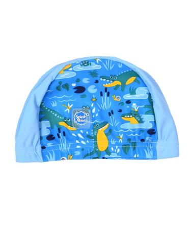Splash About Baby Swimming Hat 0-18 Months Crocodile Swamp