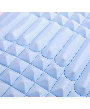 Neck & Back Cushion with Self-Heating Neck Warmer | Pain Relief for Lower Back & Herniated Disc - Blue - Buy Online on GoSupps.com