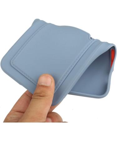 Buy Tivenfezk Nadoli Ultra Thin Silicone Case for Samsung Galaxy A34 5G - Shockproof Scratch-Resistant Wallet Cover with Card Holder - Gray - Buy Online on GoSupps.com