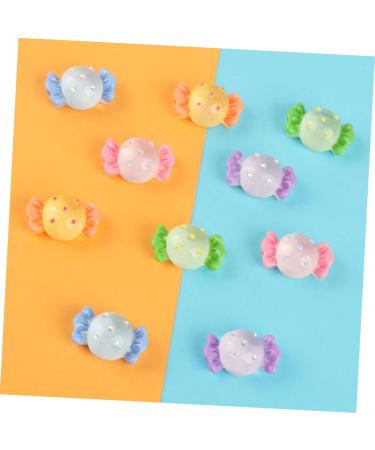 ibasenice 72 Pcs candies decor candy desktop decorative candies decor accessories small candies cream gum decorations Material patch bulk sweet charm small fake candies resin props - Buy Online on GoSupps.com