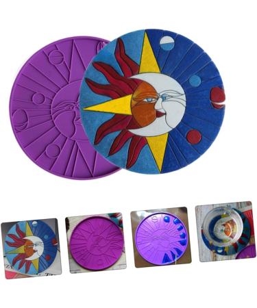 COHEALI 3pcs Coaster Mold Resin Silicone Molds Silicone Molds for Resin Multi-Purpose Molds Art Plate Epoxy 15.2X15.2cmx3pcs As Shownx3pcs - Buy Online on GoSupps.com