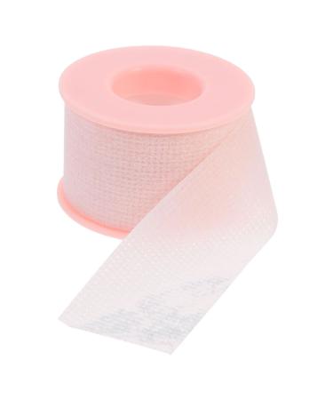 Housoutil 1 Roll Grafting Eyelash Tape Lash Extension Tape Supplies Non- Woven Fabric Tape Adhesive Breathable Fabric Tape Medical Tape Non-woven Fabric Protective Agent Pink Eyes