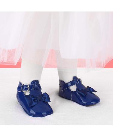 LACOFIA Baby Girls Anti-Slip Mary Jane First Walking Shoes - Infant Princess Party Prewalkers (6-12 Months) - D Blue - Buy Online on GoSupps.com
