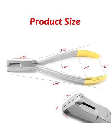 MEDSPO Professional Dental Pliers | Orthodontic Bending & Cutting Tools | Step Plier 0.75mm - Buy Online on GoSupps.com