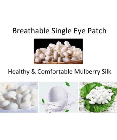 Silk Eye Flap Adjustable Recovery Cover Pad for Amblyopia & Lazy Eye - Individual Eye Mask for Adults - Buy Online on GoSupps.com