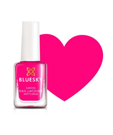 Bluesky Kids Nail Varnish - Pop Pink Emotional Peele Non-Toxic Water Based Odourless Nail Polish for Kids 7ml