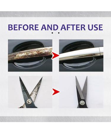 Metal rust remover multi-purpose automobile wheel polishing refurbishment agent faucet stainless steel rust remover multi-purpose rust remover rust preventer rust removal spray. (3pcs 30ml) - Buy Online on GoSupps.com