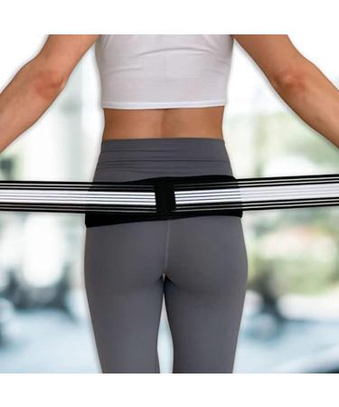 Si Joint Hip Support Belt - Adjustable Anti-Slip Pelvic & Lower Back Pain Relief for Sciatica - Buy Online on GoSupps.com