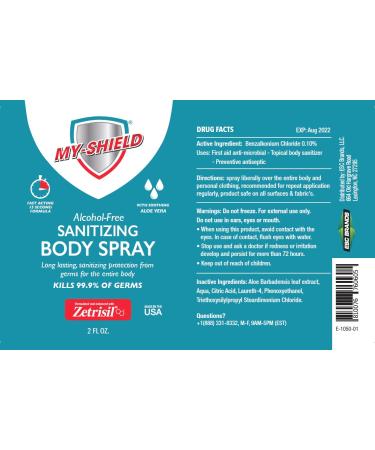 Alcohol-Free My-Shield Travel Bundle: Hand Sanitizer Foam, Travel Wipes & Body Spray - Kills 99.9% of Germs, Aloe Vera Moisturizing Protection - Buy Online on GoSupps.com