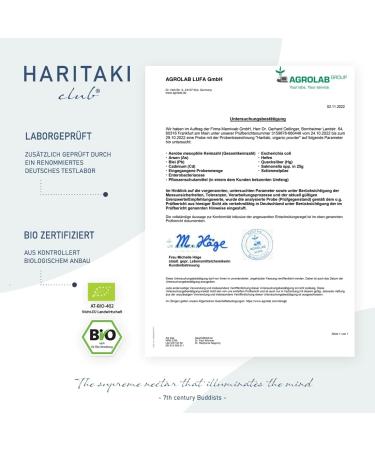 Haritaki Organic Powder - Premium Quality 250g | EU Bio Certified | Vegan Kosher Halal | Natural Kadukkai Terminalia Chebula | Lab Tested | Haritaki Club - Buy Online on GoSupps.com