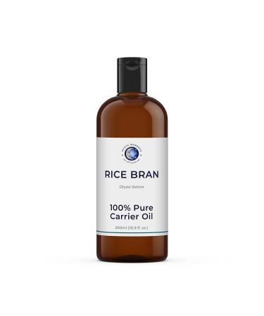 Mystic Moments Rice Bran Carrier Oil - 500ml - 100% Pure 500 ml (Pack of 1) - Buy Online on GoSupps.com
