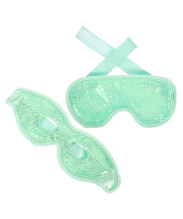 OHPHCALL 2Pcs Cold Eye Mask Comfortable Eye Mask Cool Cooling Puffiness Gel Sleeping Mask Cold Eye Compress Cooling Blindfold Gel