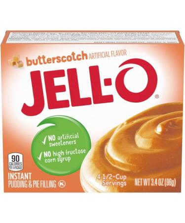 Jelly Bundle With Jell-O Instant Pudding Butterscotch 96g x2 and Instant Pudding Banana Cream 96g x2 (4 Pack) - Buy Online on GoSupps.com