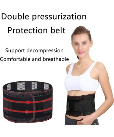 Chalksea Adjustable Lumbar Support Belt for Men & Women - Steel Plates Strong Compression Breathable Rehabilitation Aid - Buy Online on GoSupps.com