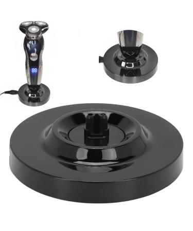 ZJchao Universal Electric Shaver Charging Stand - Replacement Base for Men's Razors | Round Shape | Black - Buy Online on GoSupps.com