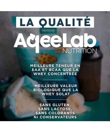 Better Protein Plants: Maximum digestion and assimilation Better than whey Tested in independent laboratory Made in France AqeeLab Nutrition: the eco-friendly brand (Vanilla 900 g) - Buy Online on GoSupps.com
