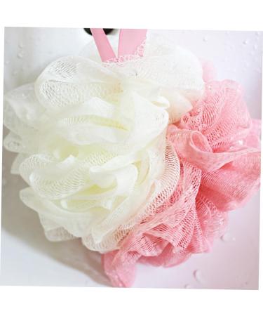 2pcs Large Mesh Pouf Bath Balls - Durable Shower Sponge for Relaxing Bathing Experience - Buy Online on GoSupps.com