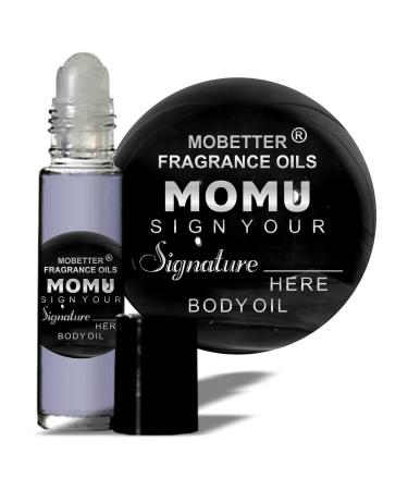 MOBETTER FRAGRANCE OILS MOMU Sign Your Signature Here Men Cologne Body Oil 1/3 oz roll on Glass Bottle