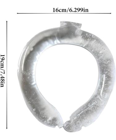 Cooling Neck Tube Wraps | Wearable Cooling Neck Tube Device | Cool Neck Wrap for Cooling Neck Wearable Body Cooling Products Hands Cold Pack 3 Colors Uwariloy White - Buy Online on GoSupps.com