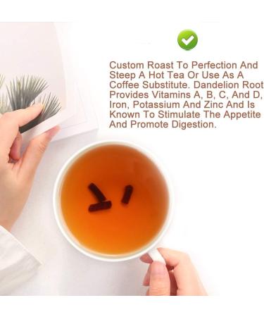 Plant Gift Dandelion Root Cut 130G/4.58oz Roasted Dandelion Root Loose Tea Vegan Non-GMO Gluten-Free Pure Dandelion Supplement Strong Liver Health Support Health Tea - Buy Online on GoSupps.com