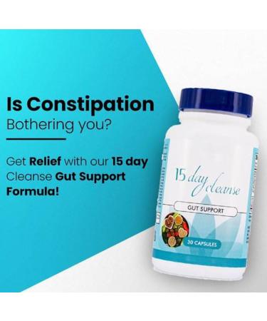 15 Day Gut Cleanse & Colon Support | Restore Gut Health Naturally for Men & Women (2 Boxes) - Buy Online on GoSupps.com