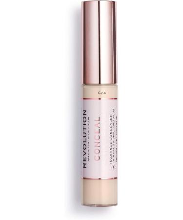 Makeup Revolution Conceal & Hydrate Concealer - C2.5 | Hydrating Formula for Flawless Coverage - Buy Online on GoSupps.com