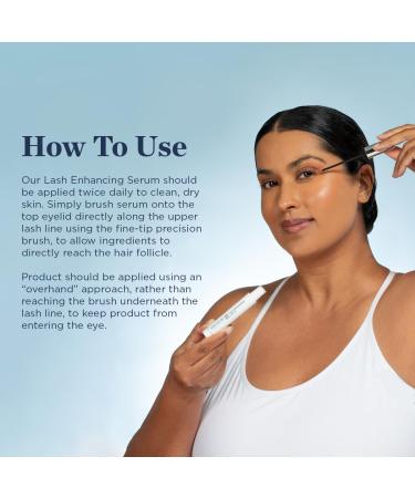 Lash Enhancing Serum - Naturally Lengthen & Boost Eyelashes | Fuller Lashes Growth Formula | Supports Healthy Keratin Production - Buy Online on GoSupps.com
