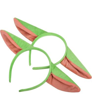AOVNA 2 Pieces Alien Headband Big Green Ear Headband Novelty Halloween Headband Party Accessory for Alien Themed Party Halloween Birthday - Buy Online on GoSupps.com