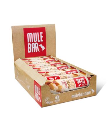 MULEBAR - Box of 24 Energy Gels - Salted Caramel - Tasty - 2IN1 - Pure or Diluted Gel - Easy to Digest - 100% Natural and Gluten Free - 37gr