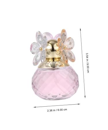 FOMIYES 1 Perfume Talco Perfumado Para Mujer Refillable Essential Oil Sprayer For Women Sink Sponge Holder Empty Fragrance Bottles Vintage Aroma Container Fragrance Pump Bottle Pink Glass - Buy Online on GoSupps.com