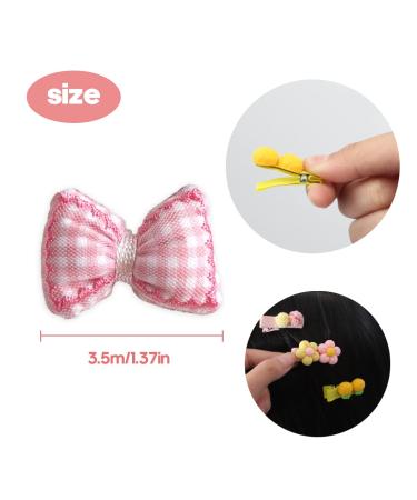 10pcs Cute Girls Hair Clips - Flower Butterfly & Caricature Designs | Safe Non-Slip Baby Hair Accessories - Buy Online on GoSupps.com
