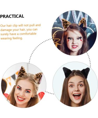 FRCOLOR 2 Pairs fox ear hair clip animals hair clips kids barrettes for hair women hair clip hair barrettes furry hair clips hair clip for women plush fox child cosplay flannel cat ear hat - Buy Online on GoSupps.com
